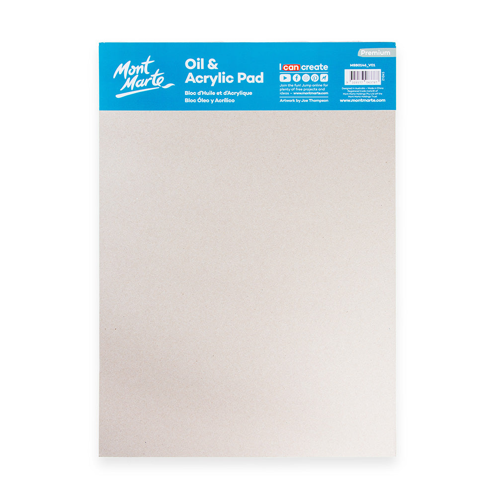 Mont Marte Oil Pastel Pad Premium A3 20 Sheets 200gsm – Mont Marte