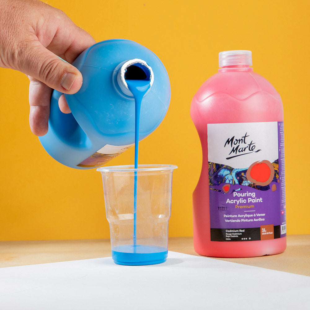 Pouring Acrylic Paint Premium 240ml (8.12 US fl.oz) - Ultramarine Blue –  Mont Marte Global