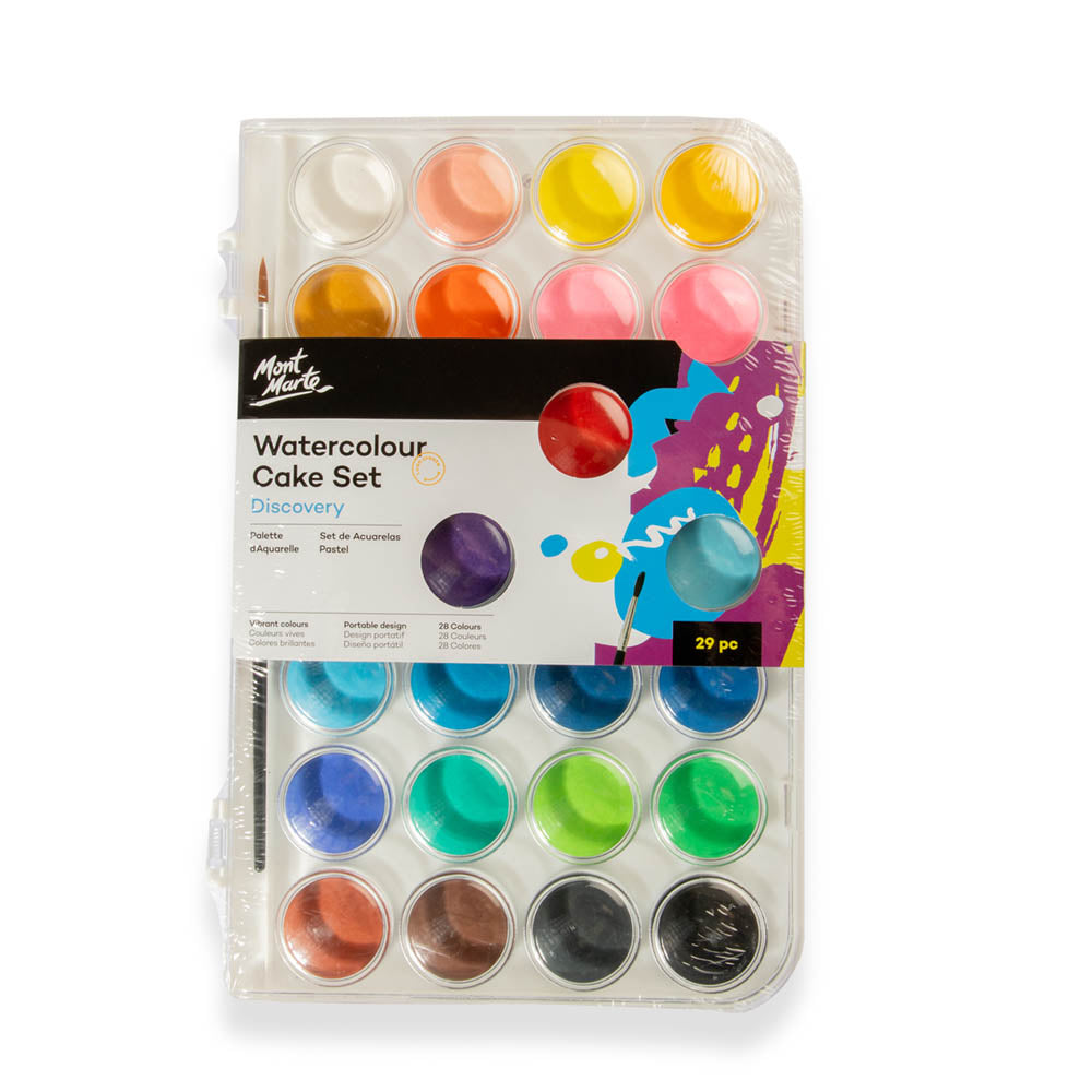 Camel Water Colour Cakes - 24 Shades - Plastic Box Packing